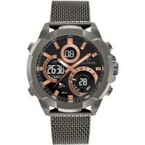 Relogio technos anadigi negativo metal grafite w23721aab/1p