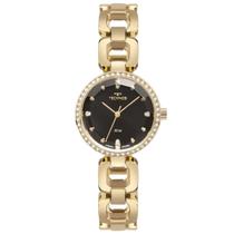 Relogio technos analo preto metal dourado 2036mth/1p Relogio technos analo preto metal dourado 2036mth/1p