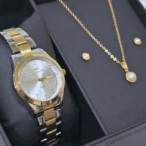 Relógio Technos Analógico Kit Feminino Boutique 2035MKK5K