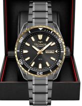 Relógio Technos Automatic Diver Masculino Grafite 15ATM 43mm 8205PC/1P