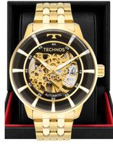 Relógio Technos Automatic Skeleton Masculino Dourado 5ATM 46mm G3265aa/1p