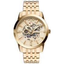 Relogio technos automatico dourado metal dourado 8205nq/4x cor:dourado