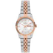 Relógio Technos Automatico Feminino Riviera Bicolor - 6T51AD/1K