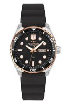 Relógio technos automático masculino diver bicolor