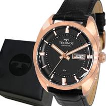 Relógio Technos Automático Rosê Gold Original Luxo