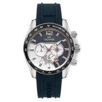Relógio Technos Carbon Prata/Azul Masculino JS25BCF/2A
