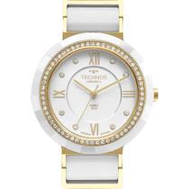 Relógio Technos Ceramic Saphire Dourado Feminino 2036Mrp 1B