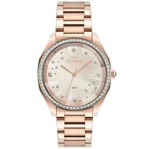 Relógio TECHNOS Crystal feminino rosê 2036MMH/1T Relógio TECHNOS Crystal feminino rosê 2036MMH/1T