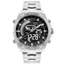 Relógio Technos Digiana Masculino Analógico e Digital Prata Classic Premium BJ3496AB/1K
