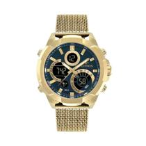 Relógio Technos Digitech Dourado Masculino W23721AAE/1A Relógio Technos Digitech Dourado Masculino W23721AAE/1A