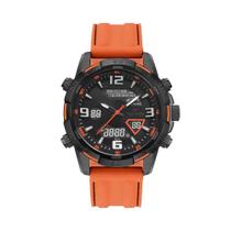 Relógio Technos Digitech Laranja Masculino W23305ADC/2L