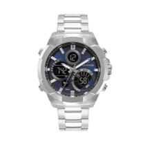 Relógio Technos Digitech Prata Masculino W23721AAC/1A Relógio Technos Digitech Prata Masculino W23721AAC/1A