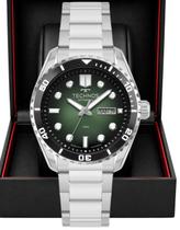 Relógio Technos Diver Automático Masculino Verde 15ATM 43mm 8205OX/1V