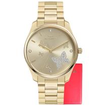 Relógio Technos Dourado Fashion Borboletas 2036mof/1x