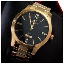 Relógio Technos Dourado Masculino Original 2115MNWS/4P