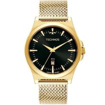 Relógio Technos Dourado Pulseira Esteira Mesh 2115mzbs/1p