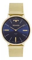 Relógio Technos Dourado Unissex Classic Slim 2025LTKS/4A