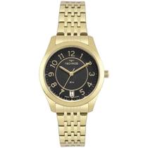 Relógio technos feminino analógico boutique dourado 2115knjs/4p