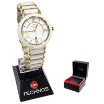Relógio Technos Feminino Analógico Ceramic Safira 2015CE/4B