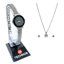 Relógio Technos Feminino Analógico Prateado Mini 5Y20IQ/1P