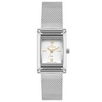 Relógio Technos Feminino Analógico Retangular Mini Aço Prata 20mm 2035NEQ/1K Relógio Technos Feminino Analógico Retangular Mini Aço Prata 20mm 2035NEQ/1K