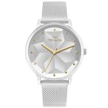 Relógio Technos Feminino Brilho Prata 203aaf1k Relógio Technos Feminino Brilho Prata 203aaf1k