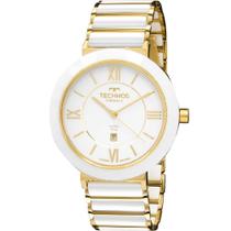Relógio Technos Feminino Ceramic Saphire Dourado 2015CE/4B