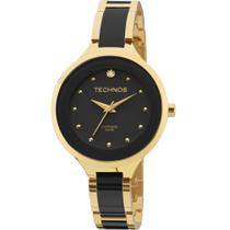 Relógio Technos Feminino Ceramic Saphire Dourado 2035LYW/4P