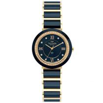 Relógio TECHNOS feminino Ceramic Saphire dourado 2036MRP/1A