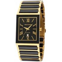 Relógio Technos Feminino Ceramic Saphire Elegance Dourado Original 2015CF/4P