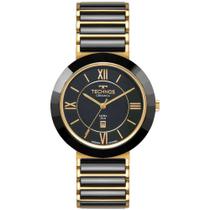 Relógio TECHNOS feminino cerâmica vidro safira 2015BV/4P
