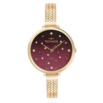 Relógio Technos Feminino Crystal Dourado - 2036MSQ/1T 2036MSQ/1T Relógio Technos Feminino Crystal Dourado - 2036MSQ/1T 2036MSQ/1T