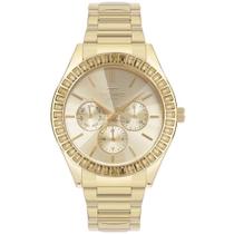 Relógio Technos Feminino Crystal Dourado Vx3jae/1x Grande Relógio Technos Feminino Crystal Dourado Vx3jae/1x Grande
