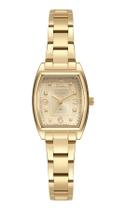 Relogio Technos feminino dourado quadrado retangular pequeno classico social cravejado com pedrinhas strass 2035MXP/1D Relogio Technos feminino dourado quadrado retangular pequeno classico social cravejado com pedrinhas strass 2035MXP/1D