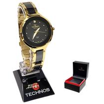 Relógio Technos Feminino Elegance Ceramic/Sapphire 2035LYW/4P Relógio Technos Feminino Elegance Ceramic/Sapphire 2035LYW/4P