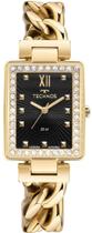 Relógio Technos Feminino Elegance Elos Dourado Cravejado Pedras 2035MXT/1P