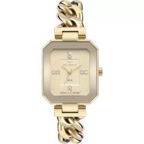 Relógio Technos Feminino Elegance Elos Quadrado Dourado 2036MQN/1X