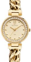 Relógio Technos Feminino Elos Elegance Dourado Cravejado 2035MXS/1D