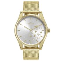 Relógio Technos Feminino Mesh Dourado 2036MNW1K