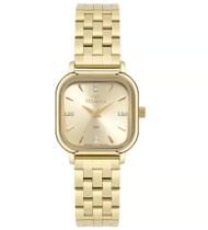 Relógio Technos Feminino Mini Dourado Quadrado GL32BB/1D