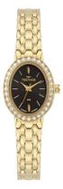 Relógio Technos Feminino Mini Joia Dourado Pequeno Preto Dourado Preto Preto