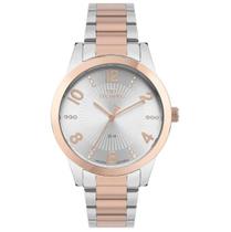 Relógio technos feminino prata/rose 2035naz/1k