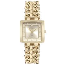 Relógio Technos Feminino Ref: 2035mwj/1x Bracelete Retangular Dourado