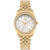 Relógio Technos Feminino Ref: 6p79ca/1k Riviera Multifunção Dourado Relógio Technos Feminino Ref: 6p79ca/1k Riviera Multifunção Dourado