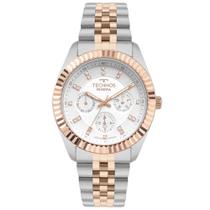 Relógio Technos Feminino Riviera Bicolor Prata Rose 6p79bx1k Relógio Technos Feminino Riviera Bicolor Prata Rose 6p79bx1k