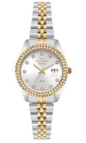 Relogio Technos feminino Riviera dourado e prata 2015CEZ/1K Relogio Technos feminino Riviera dourado e prata 2015CEZ/1K