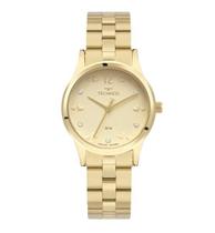 Relógio technos feminino trend dourado 2036mte/1d