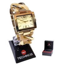 Relógio Technos Feminino Unique Dourado 2115TVW/1X