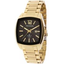 Relógio Technos Golf Dourado Caixa Grande 42mm 2115koi 4p