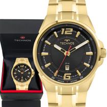 Relógio Technos Masculino 1 Ano De Garantia Dourado Luxo